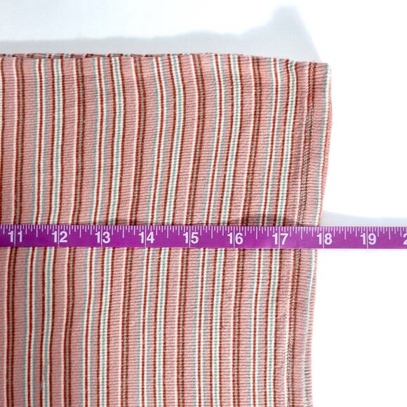 3 Girls Striped Ribbed Crop Top | Retro Y2K Fitted Tee - Picture 6 of 8